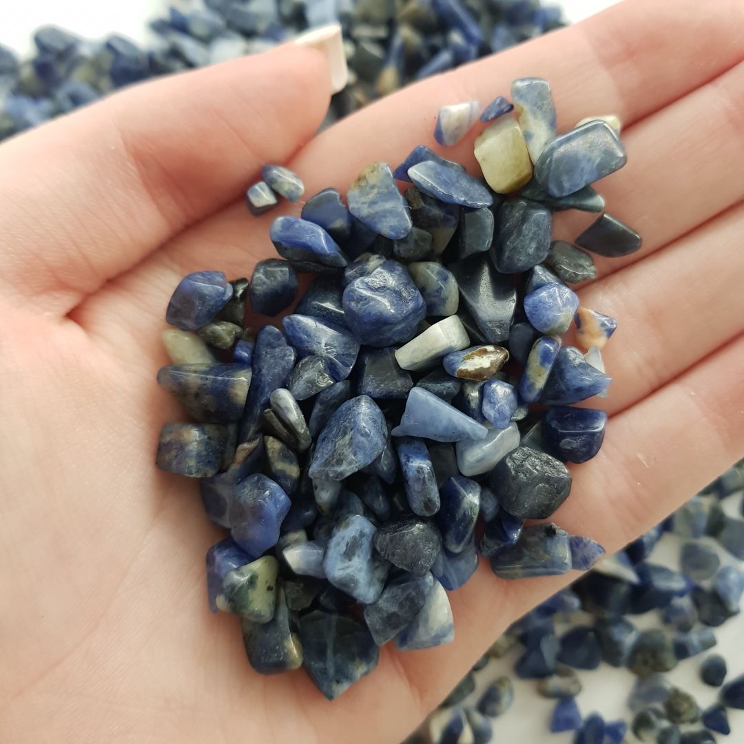 Sodalite Chips - 500g Sodalite Chips - 500g